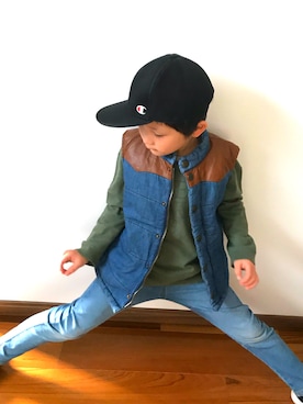 「ツリー」｜peeeさん（キッズ・130cm）の秋コーディネート