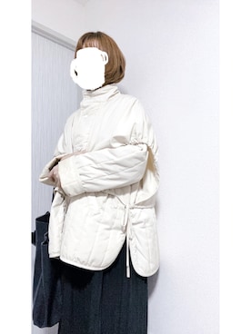 「ellerie（エルリエ）のアイテム」を使った、Minさん（レディース・153cm）の冬コーディネート