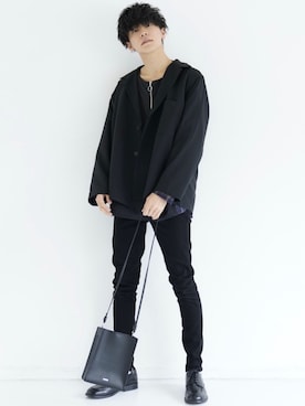 「ZIP FIVE（ジップファイブ）のアイテム（ジャケット/アウター）」を使った、KAIさん（メンズ・181cm）の春コーディネート