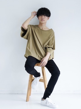 「インターファクトリー」｜KAIさん（メンズ・181cm）の夏コーディネート