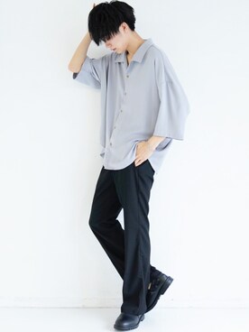 「ASTRONOMY（アストロノミー）のアイテム（パンツ）」を使った、KAIさん（メンズ・181cm）の夏コーディネート