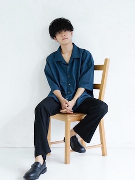 「ASTRONOMY（アストロノミー）のアイテム（パンツ）」を使った、KAIさん（メンズ・181cm）の夏コーディネート
