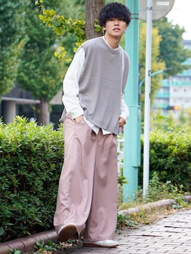 KAIさん（メンズ・183cm）の秋コーディネート