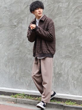 KAIさん（メンズ・183cm）の冬コーディネート