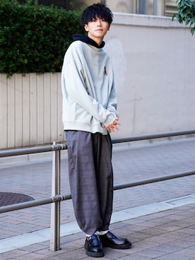 KAIさん（メンズ・183cm）の冬コーディネート