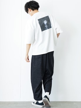 「CASPER JOHN（キャスパージョン）のアイテム（アクセサリー）」を使った、KAIさん（メンズ・183cm）の春コーディネート