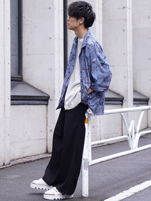 Lui's(ルイス) ウォームワイドパンツ　ブラック Lui's（ルイス）の「ウォームワイドパンツ（その他パンツ）」 - WEAR