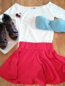 GRL | オフィショルTシャツ(Tシャツ/カットソー)