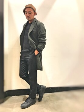 Yusuke Tanakaさん(メンズ・173cm)の冬コーディネート