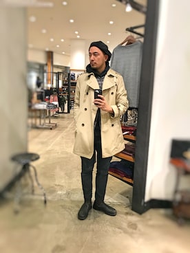 Yusuke Tanakaさん（メンズ・173cm）の冬コーディネート