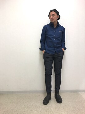 Yusuke Tanakaさん（メンズ・173cm）の冬コーディネート
