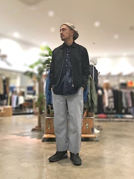 「JUNYA WATANABE MAN（ジュンヤワタナベマン）のアイテム（ジャケット/アウター）」を使った、Yusuke Tanakaさん（メンズ・173cm）の冬コーディネート