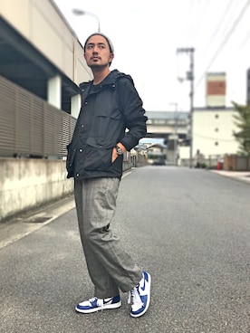 「LIMONTA（リモンタ）のアイテム（マウンテンパーカー）」を使った、Yusuke Tanakaさん（メンズ・173cm）の秋コーディネート