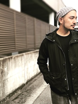 「LIMONTA（リモンタ）のアイテム（マウンテンパーカー）」を使った、Yusuke Tanakaさん（メンズ・173cm）の秋コーディネート