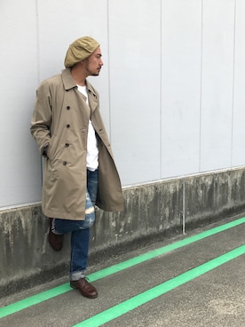 「LIMONTA（リモンタ）のアイテム」を使った、Yusuke Tanakaさん（メンズ・173cm）の秋コーディネート