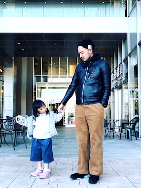「アイテム（ブルゾン）」を使った、Yusuke Tanakaさん（メンズ・173cm・30代）の冬コーディネート