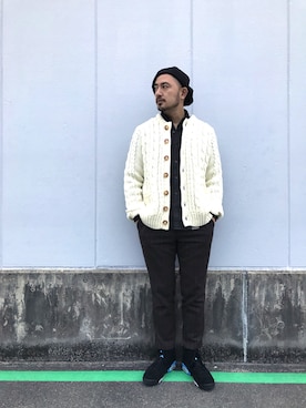 Yusuke Tanakaさん（メンズ・173cm）の冬コーディネート