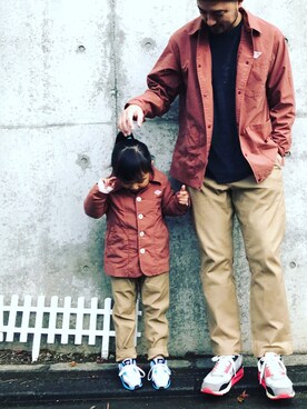 「CIAOPANIC TYPY」｜「アイテム（ナイロンジャケット）」を使った、Yusuke Tanakaさん（メンズ・173cm）の冬コーディネート