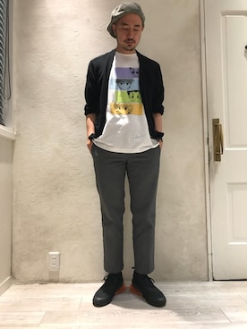 Yusuke Tanakaさん（メンズ・173cm）の春コーディネート