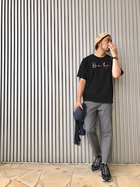 Yusuke Tanakaさん（メンズ・173cm）の夏コーディネート