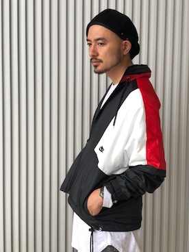 「アイテム（ブルゾン）」を使った、Yusuke Tanakaさん（メンズ・173cm・30代）の秋コーディネート