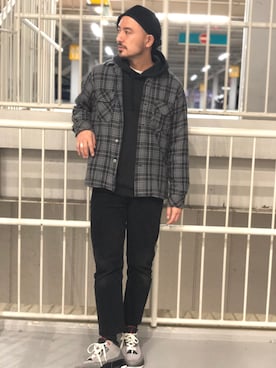 Yusuke Tanakaさん（メンズ・173cm）の冬コーディネート