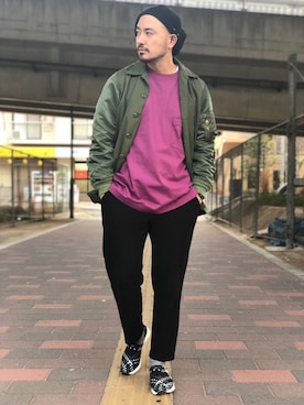 Yusuke Tanakaさん（メンズ・173cm）の冬コーディネート