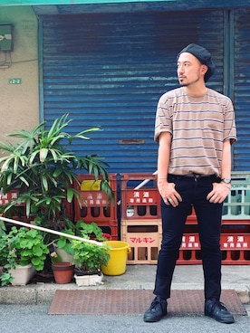 Yusuke Tanakaさん（メンズ・173cm）の夏コーディネート