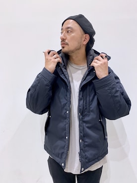 「アイテム（ダウンジャケット/コート）」を使った、Yusuke Tanakaさん（メンズ・173cm・30代）の冬コーディネート