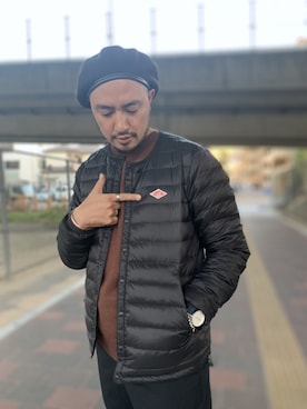 Yusuke Tanakaさん（メンズ・173cm）の冬コーディネート