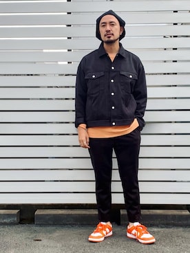 「アイテム（ブルゾン）」を使った、Yusuke Tanakaさん（メンズ・173cm・40代）の秋コーディネート
