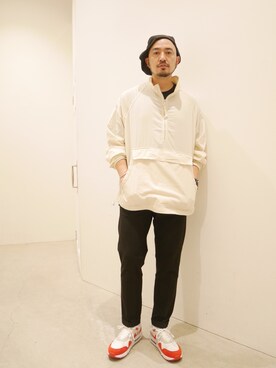 「アイテム（ブルゾン）」を使った、Yusuke Tanakaさん（メンズ・173cm・40代）の春コーディネート
