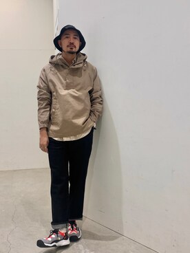 「アイテム（ブルゾン）」を使った、Yusuke Tanakaさん（メンズ・173cm・40代）の春コーディネート