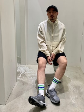 「アイテム（ブルゾン）」を使った、Yusuke Tanakaさん（メンズ・173cm・40代）の春コーディネート