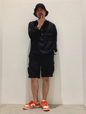 「ROTHCO（ロスコ）のアイテム（パンツ）」を使った、Yusuke Tanakaさん（メンズ・173cm）の春コーディネート