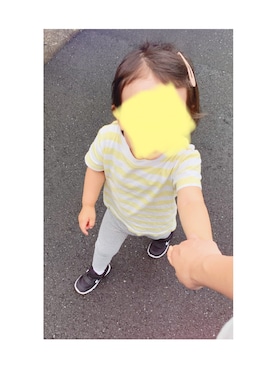 「アイテム（ヘアピン）」を使った、SHeさん（キッズ・90cm）の夏コーディネート