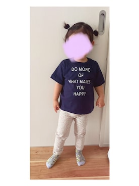 「NEEDLE WORKS（ニードルワークス）のアイテム」を使った、SHeさん（キッズ・90cm）の夏コーディネート