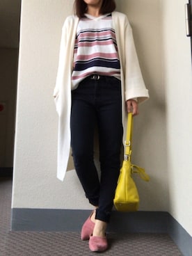 「BEAU'RE SECOND（ビュレセカンド）のアイテム」を使った、U.さん（レディース・155cm）の春コーディネート