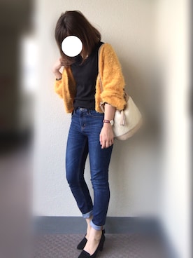 「アイテム（腕時計）」を使った、U.さん（レディース・155cm）の秋コーディネート