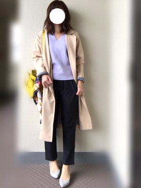 「BEAU'RE SECOND（ビュレセカンド）のアイテム」を使った、U.さん（レディース・155cm）の春コーディネート