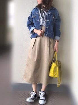 「BEAU'RE SECOND（ビュレセカンド）のアイテム」を使った、U.さん（レディース・155cm）の春コーディネート