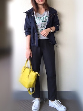 「BEAU'RE SECOND（ビュレセカンド）のアイテム」を使った、U.さん（レディース・155cm）の春コーディネート