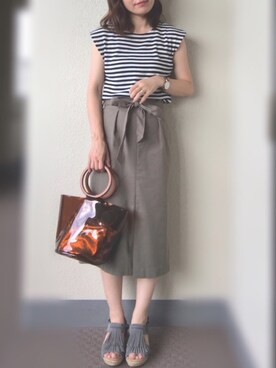 U.さん(レディース・155cm)の夏コーディネート