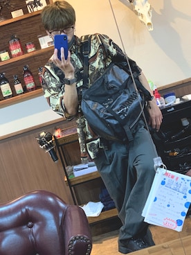 「スケボー」｜「アイテム（その他）」を使った、JUNさん（メンズ・173cm）の夏コーディネート