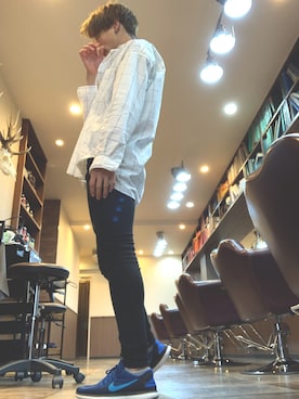 「韓国好きな人と繋がりたい」｜「アイテム（その他）」を使った、JUNさん（メンズ・173cm）の夏コーディネート