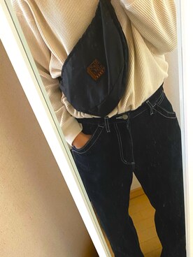 「Frederick（フレデリック）のアイテム」を使った、ぴよ美さん（レディース・168cm）の春コーディネート