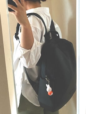 「MOLESKINE（モレスキン）のアイテム」を使った、ぴよ美さん（レディース・168cm）の夏コーディネート