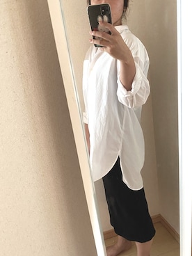 「MOLESKINE（モレスキン）のアイテム」を使った、ぴよ美さん（レディース・168cm）の夏コーディネート