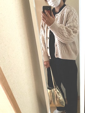 「HARUTA」｜「アイテム（オールインワン・サロペット）」を使った、ぴよ美さん（レディース・168cm）の秋コーディネート