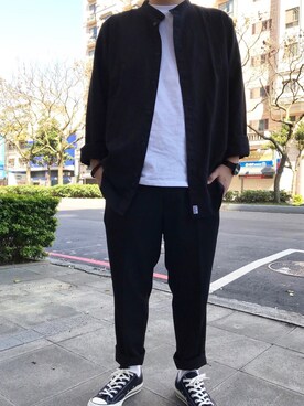 「KOMONO.」｜Eason_Luさん（メンズ・170cm）の冬コーディネート